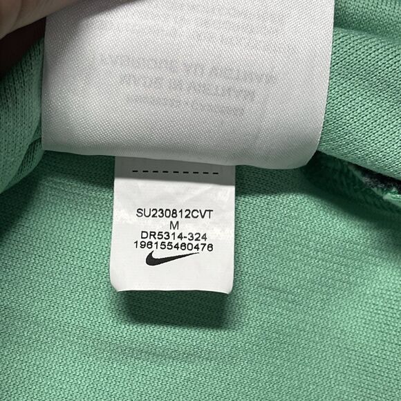 Nike Tiger Woods Polo Shirt Mens Medium Green Golf Pique Performance DR5314-324 - Picture 9 of 11